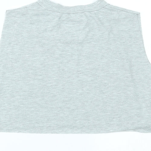 SikSilk Womens Grey   Cropped Tank Size XS