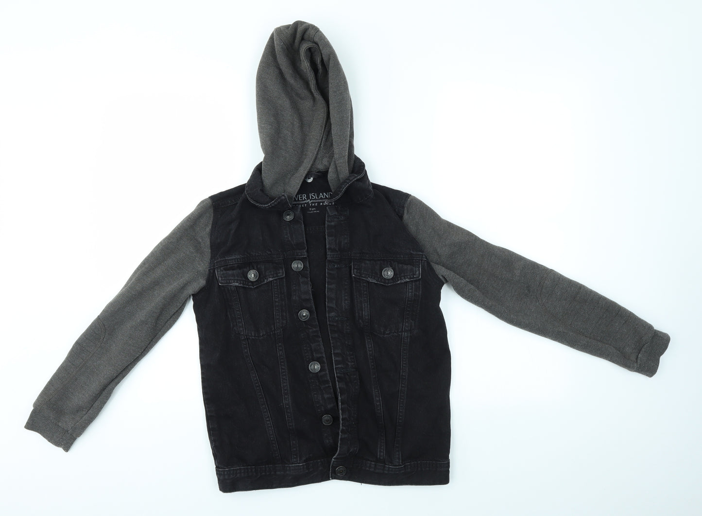 River Island Girls Black   Jacket  Size 11 Years