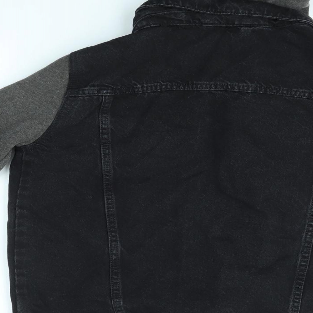 River Island Girls Black   Jacket  Size 11 Years