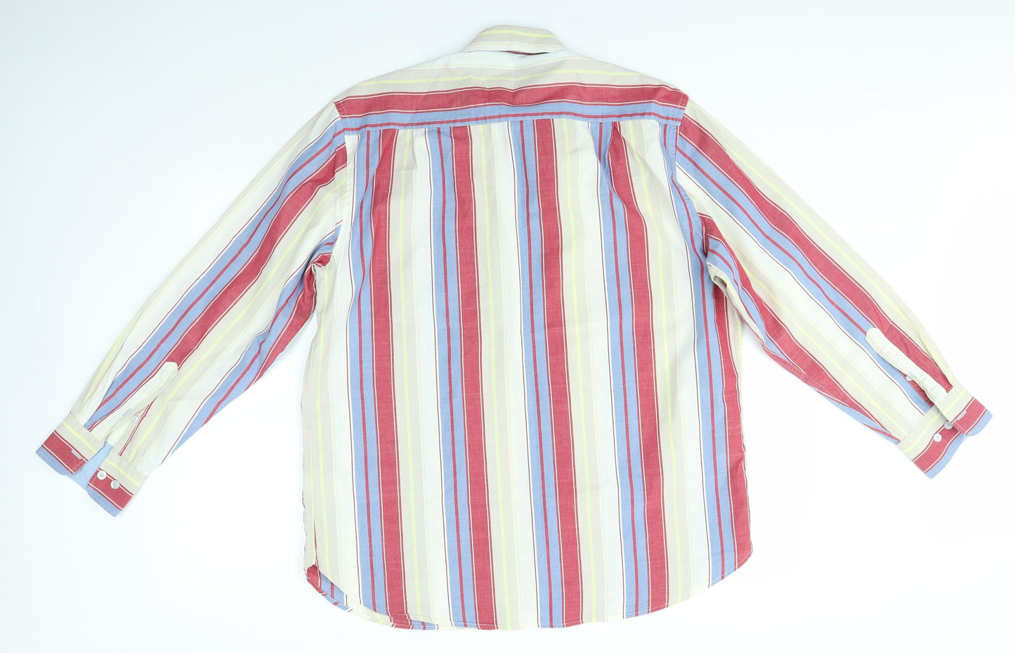 Samuel Windsor Mens Multicoloured Striped   Button-Up Size L