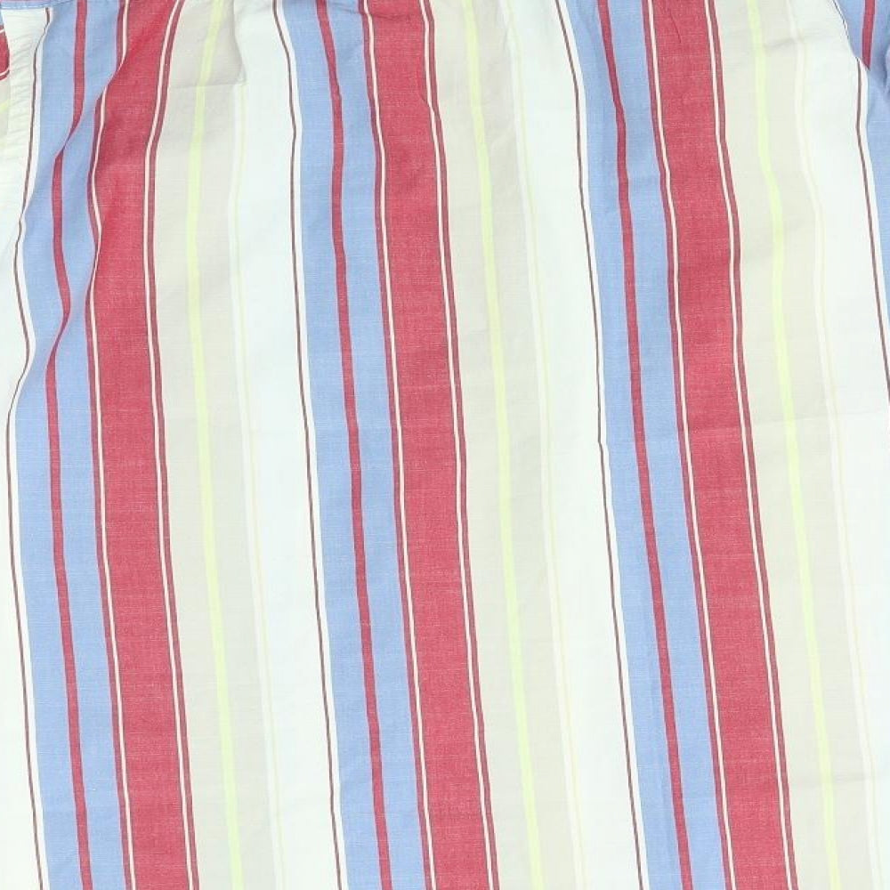 Samuel Windsor Mens Multicoloured Striped   Button-Up Size L