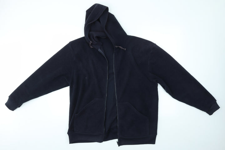 m7S Boys Blue Full Zip Hoodie Size 13-14 Years