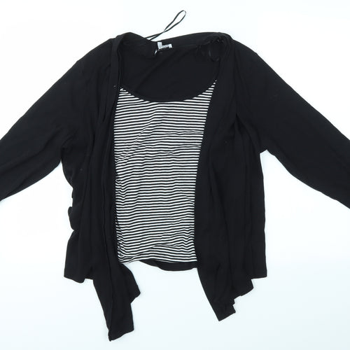 ROGERS AND ROGERS Womens Multicoloured Striped  Cardigan Jumper Size 20