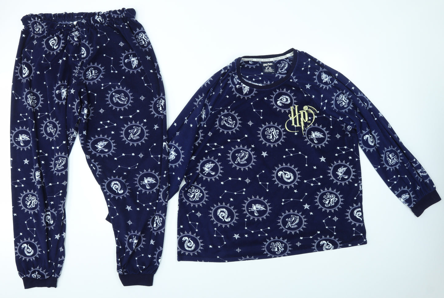 Primark Womens Multicoloured    Pyjama Set Size 14  - HARRY POTTER