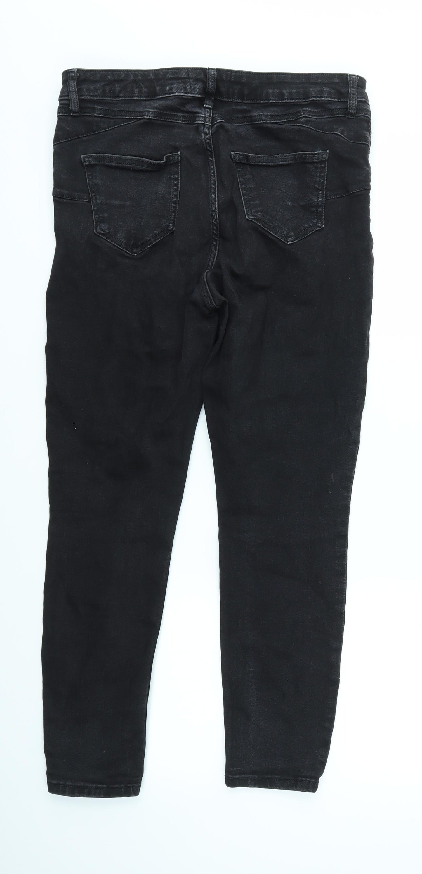 New Look Womens Black   Skinny Jeans Size 14 L26 in - Lift and Shape