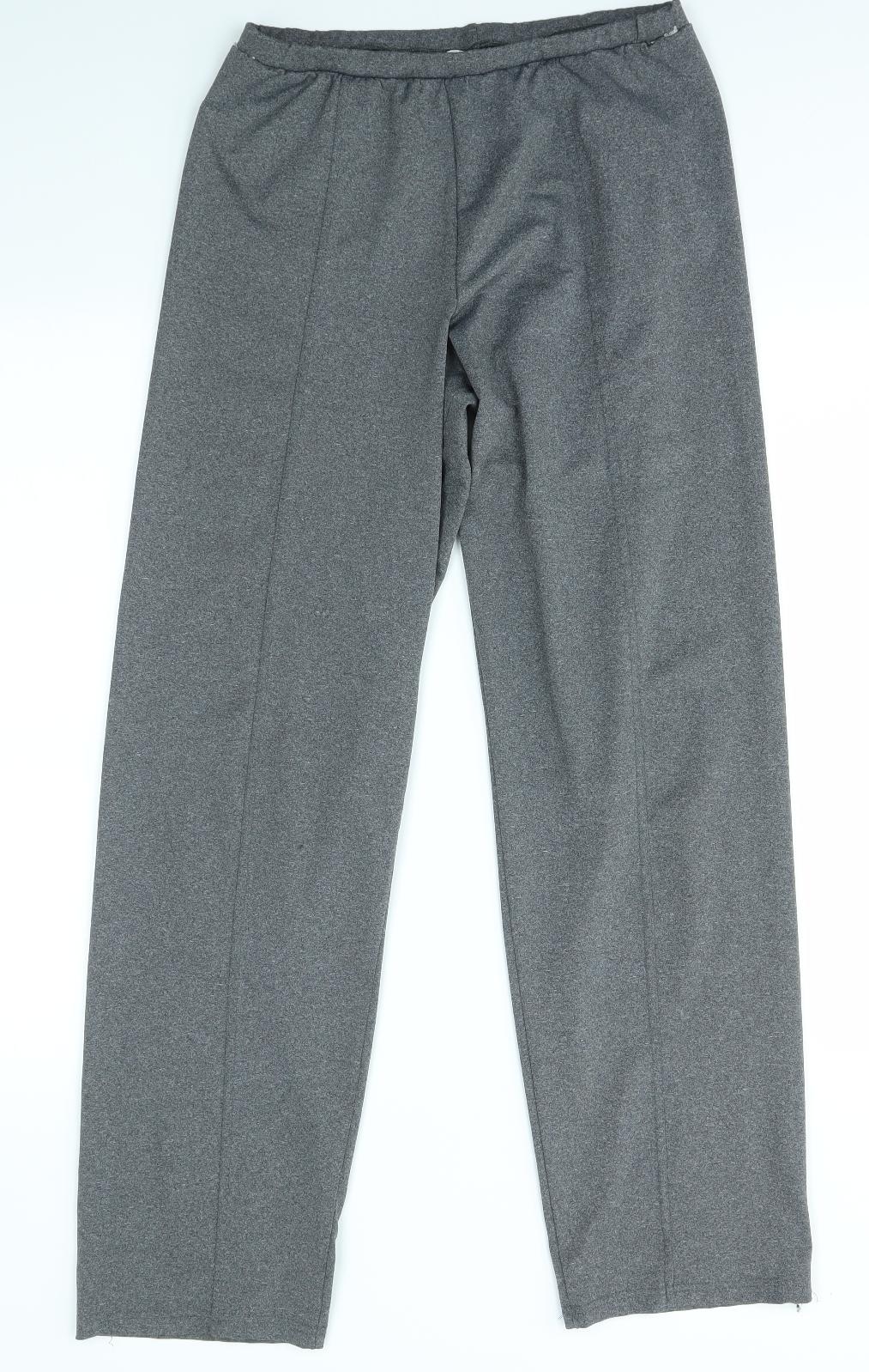 ES DESIGN Womens Grey   Dress Pants Trousers Size M L30 in