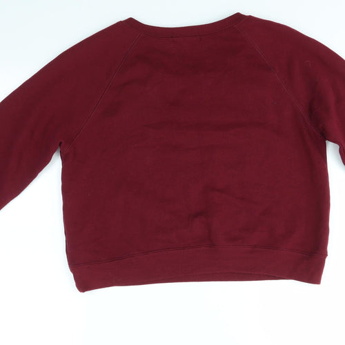 FOREVER 21 Womens Red   Pullover Jumper Size L