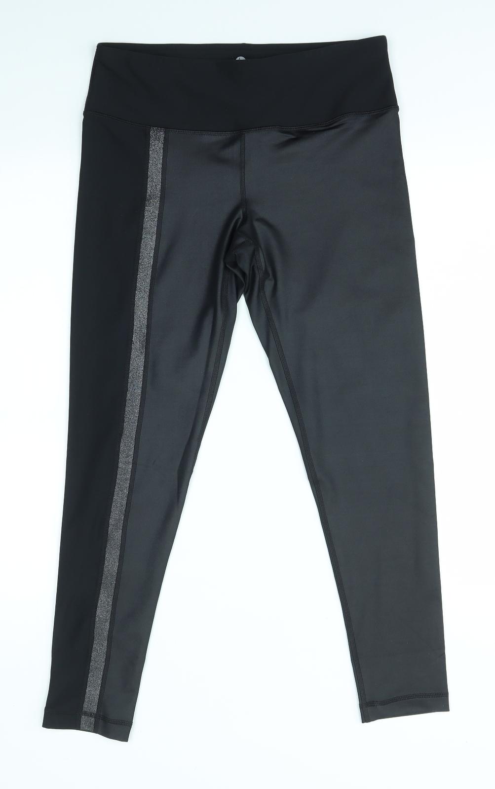 Reflex Womens Black   Jogger Leggings Size M L25 in