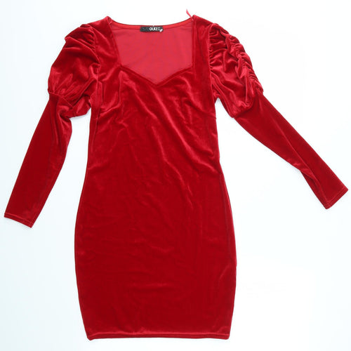 Quiz Womens Red   Bodycon  Size 8