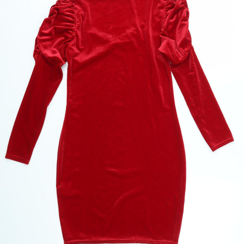 Quiz Womens Red   Bodycon  Size 8