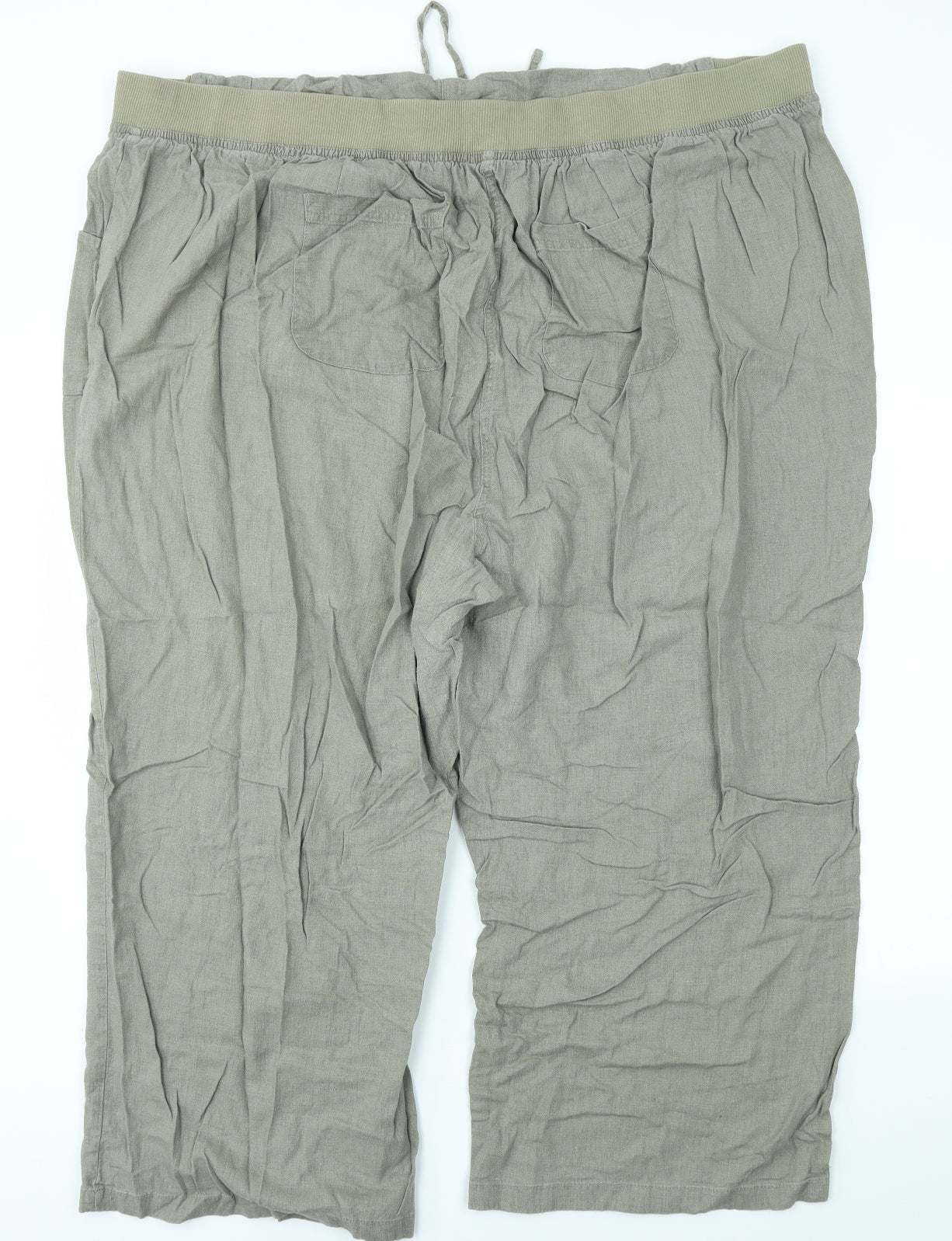 LOVE YOURS Womens Green   Trousers  Size 30 L22 in