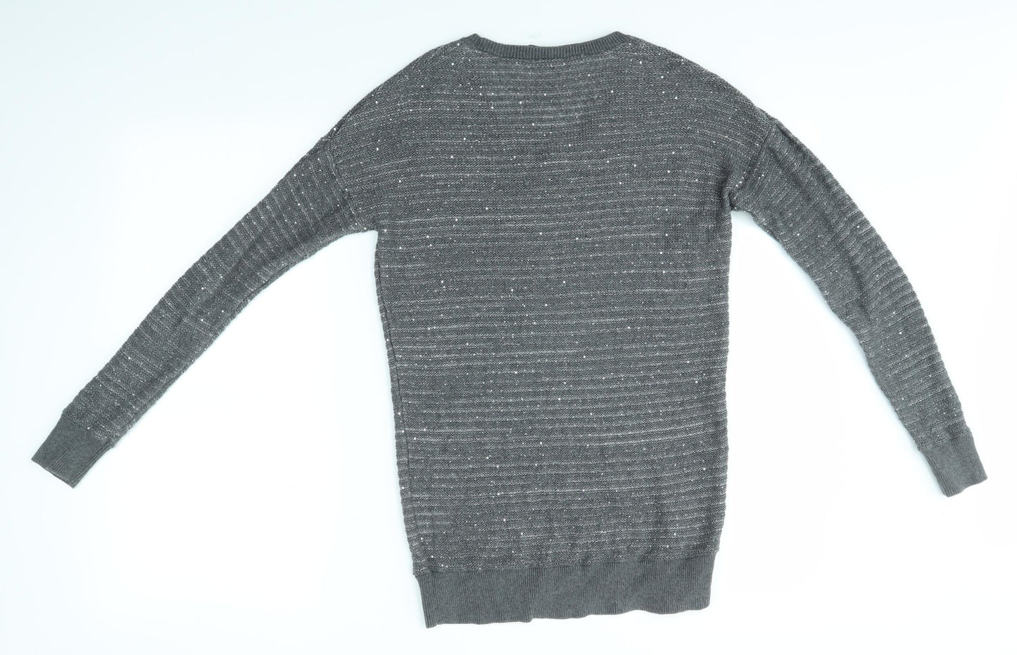 THE WHITE COMPANY Womens Grey   Pullover Jumper Size XS