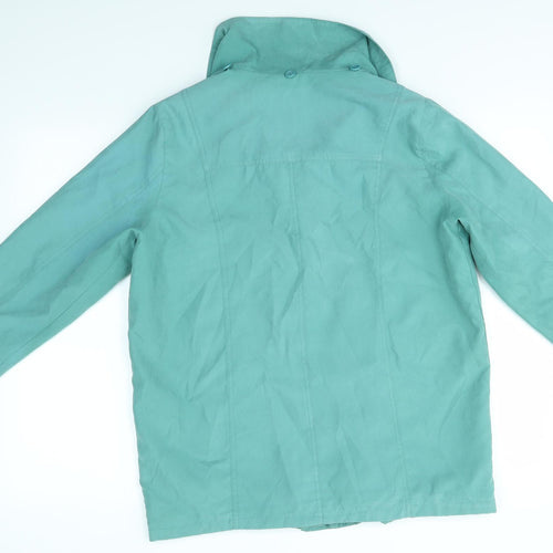 Classics Womens Green   Overcoat Coat Size 12