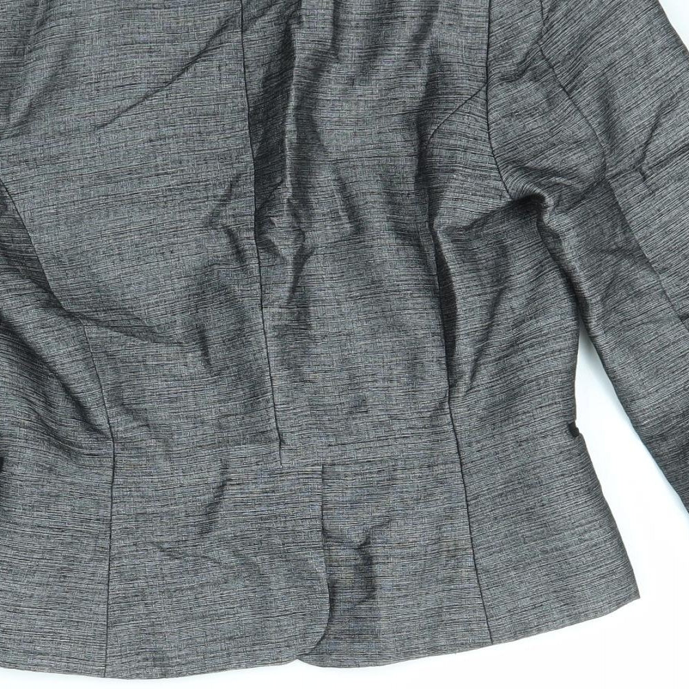 H&M Womens Grey   Jacket  Size 6