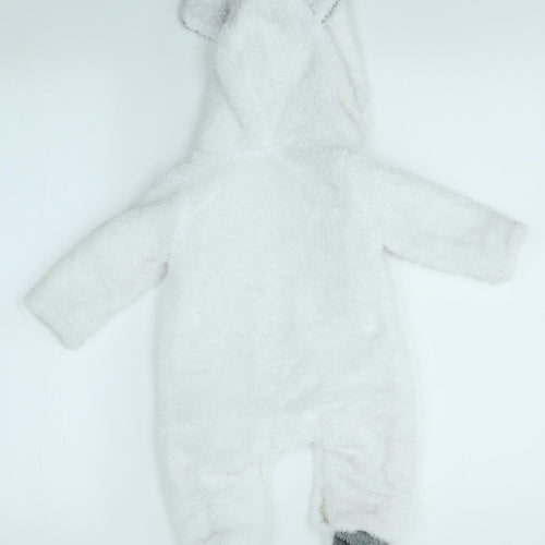 HUZHOU  White   Babygrow One-Piece Size 0-3 Months