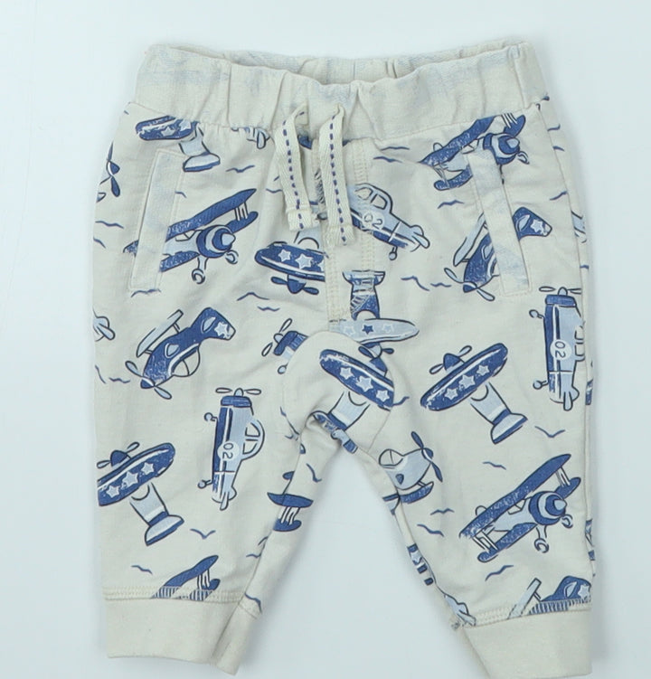 TU Baby Multicoloured   Jogger Trousers Size 0-3 Months
