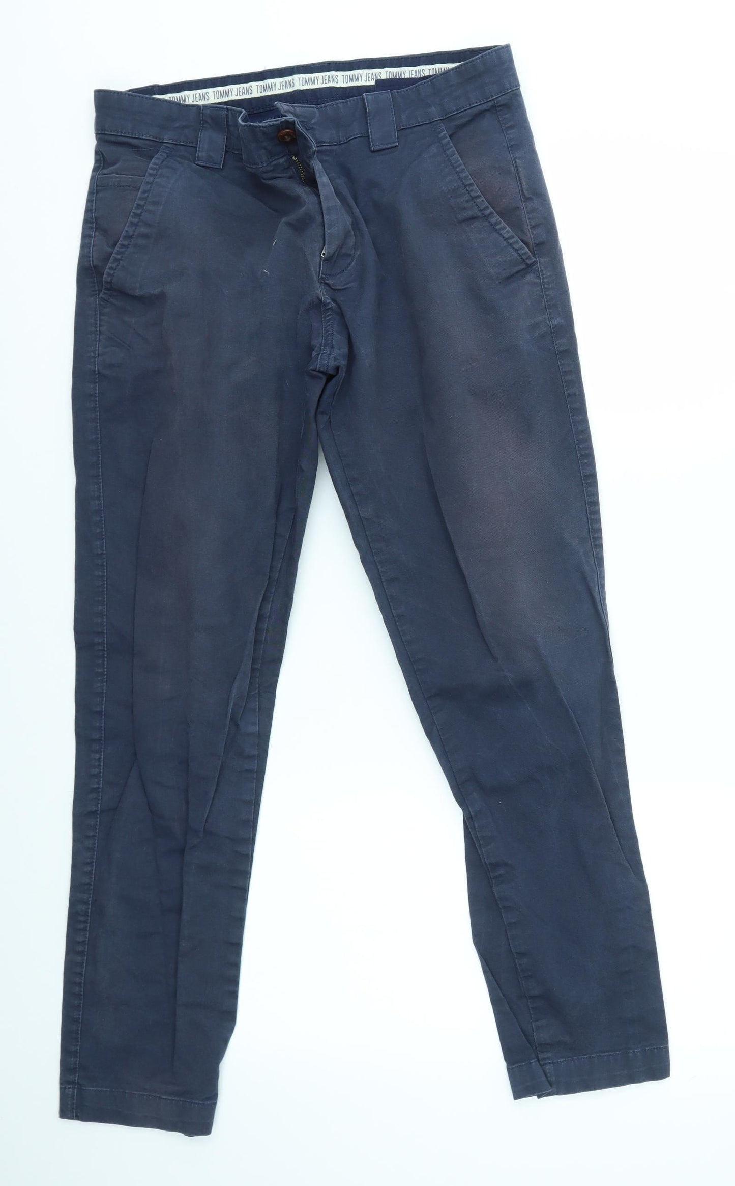 TOMMY JEANS Mens Blue   Straight Jeans Size 32 in L28 in