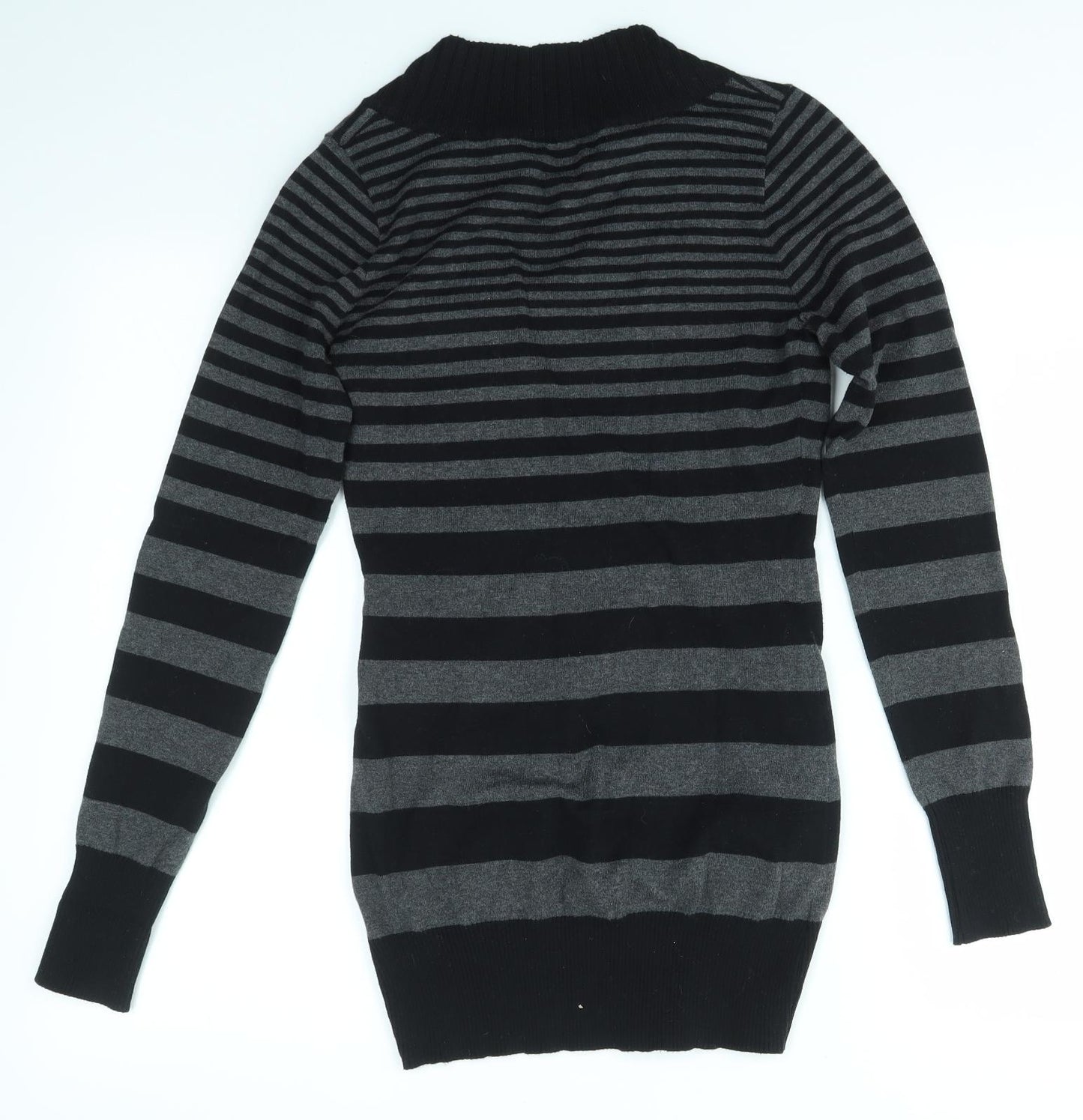 Jane Norman Womens Multicoloured Striped  Jumper Dress  Size 12