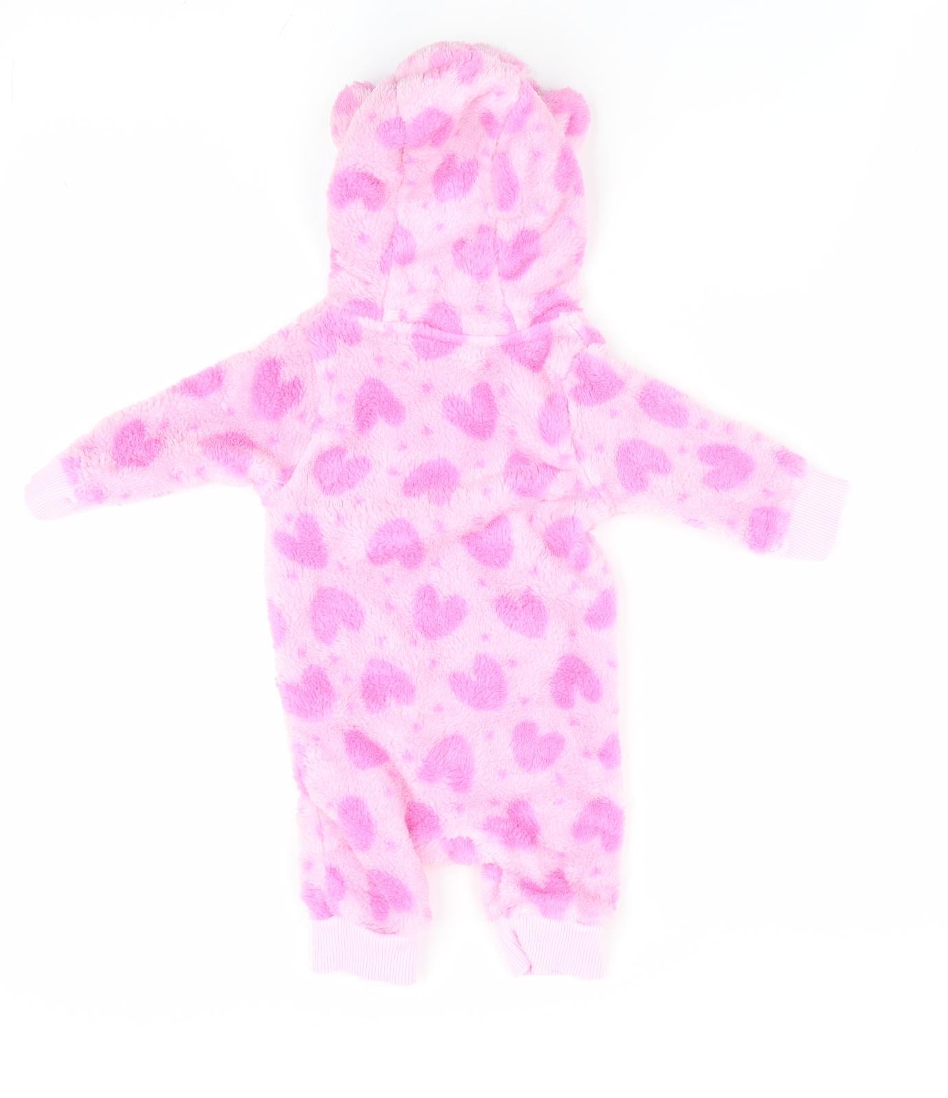 Studio Retail Ltd Girls Pink   Coverall One-Piece Size 0-3 Months