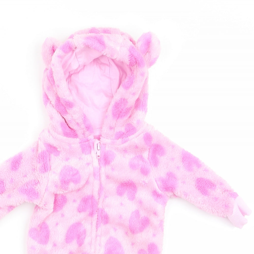 Studio Retail Ltd Girls Pink   Coverall One-Piece Size 0-3 Months
