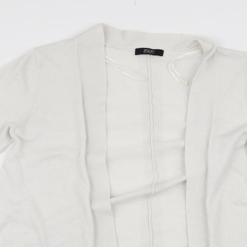 Florence and Fred Womens White   Cardigan Jumper Size 8