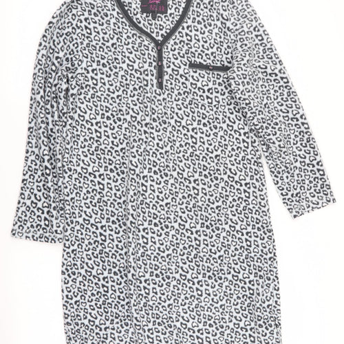 Love To Lounge Womens Grey Animal Print   Dress Size 8