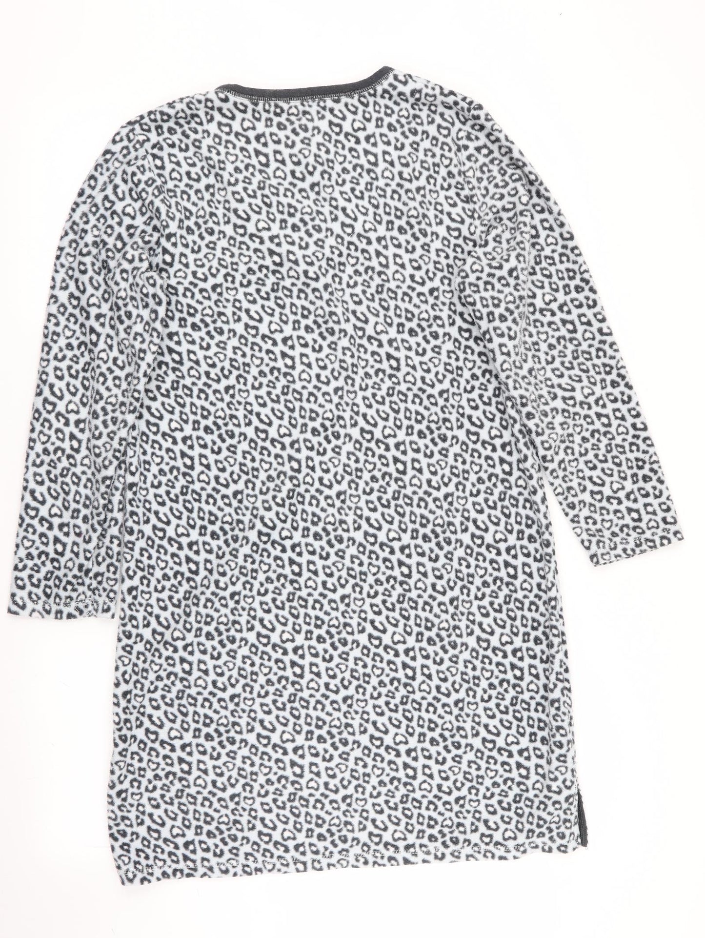 Love To Lounge Womens Grey Animal Print   Dress Size 8