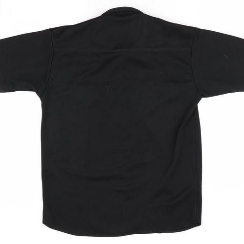 Identikit Mens Black    Button-Up