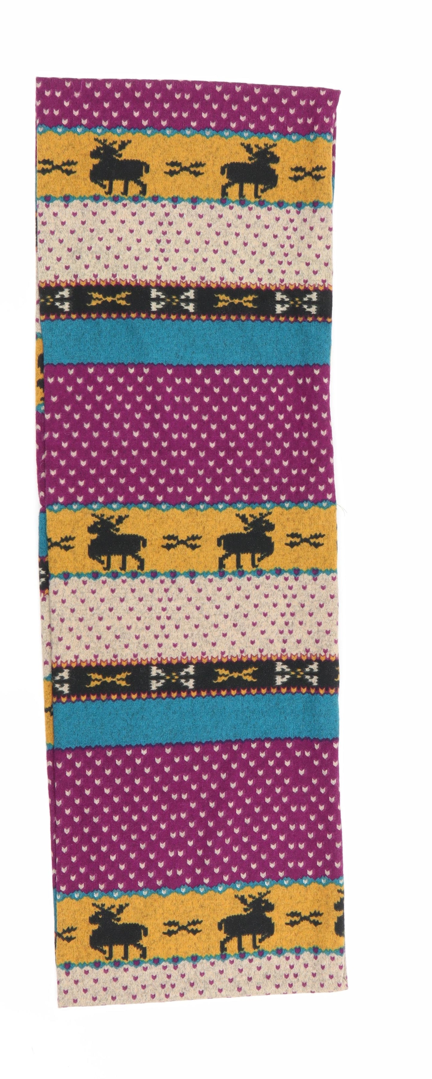 Hot Tomato Womens Multicoloured Animal Print   Scarf   - Snood