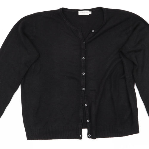 Bonmarché Womens Black   Cardigan Jumper Size XL