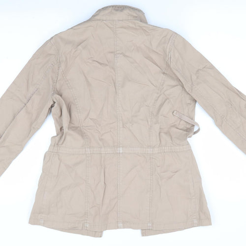 Dorothy Perkins Womens Beige   Parka Coat Size 8