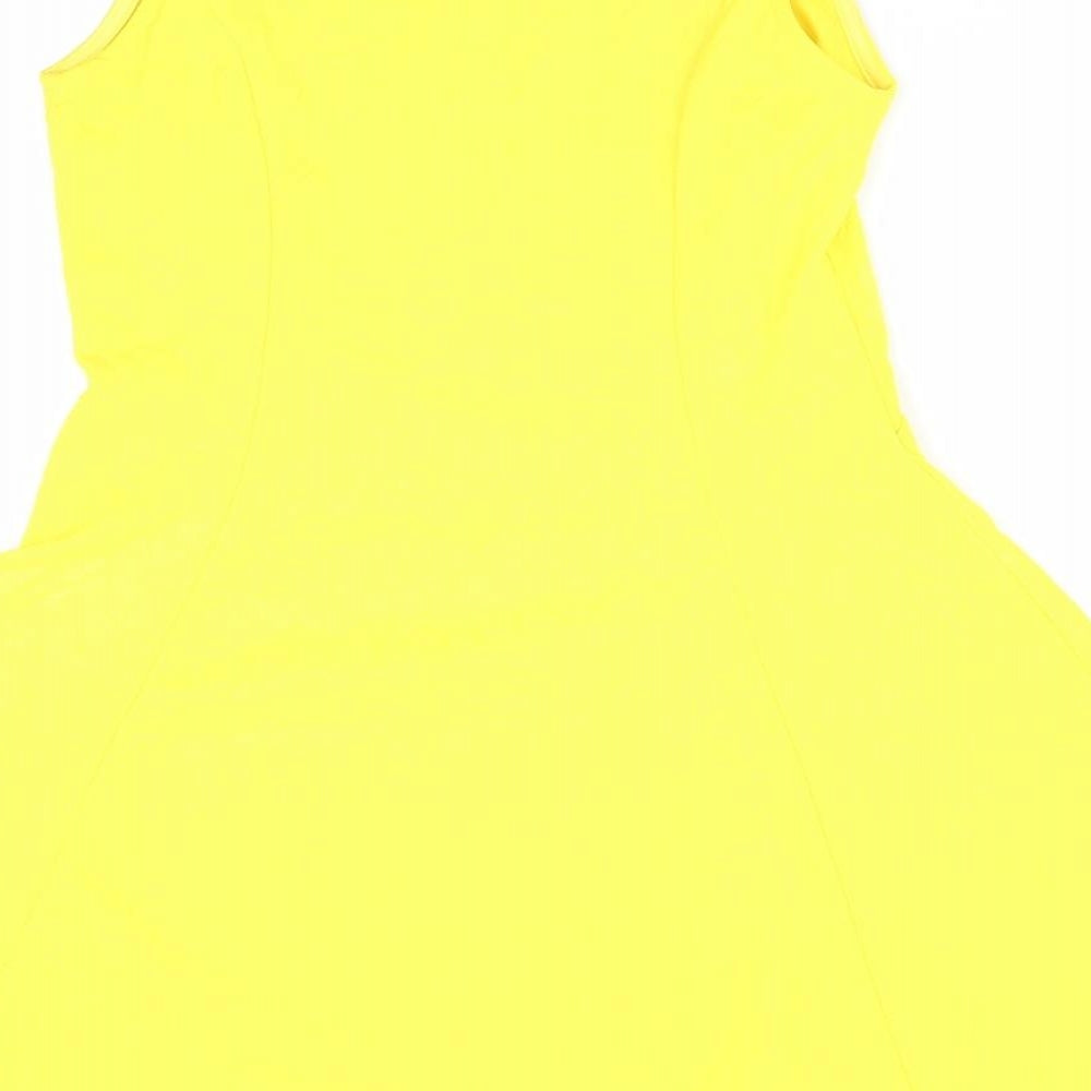 Young Dimension Girls Yellow   Fit & Flare  Size 11-12 Years