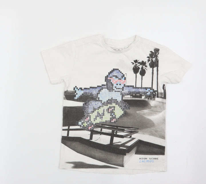 NEXT Boys White Basic T-Shirt