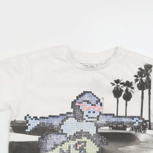 NEXT Boys White   Basic T-Shirt