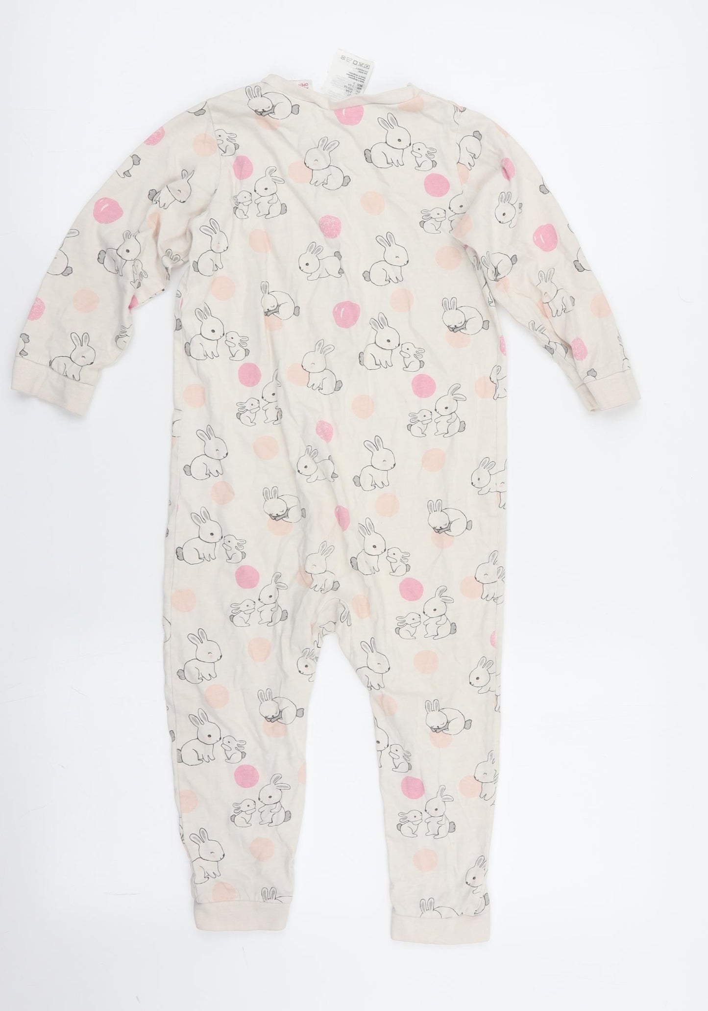 H&M Girls Ivory Animal Print   One Piece Size 3-4 Years