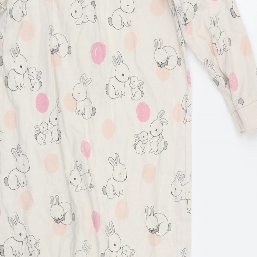 H&M Girls Ivory Animal Print   One Piece Size 3-4 Years
