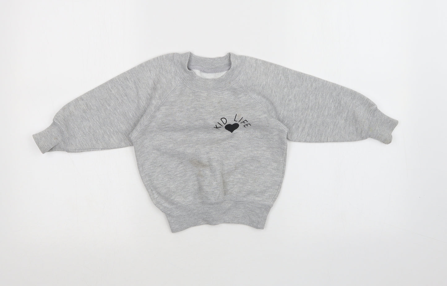 Preworn Girls Grey   Pullover Jumper