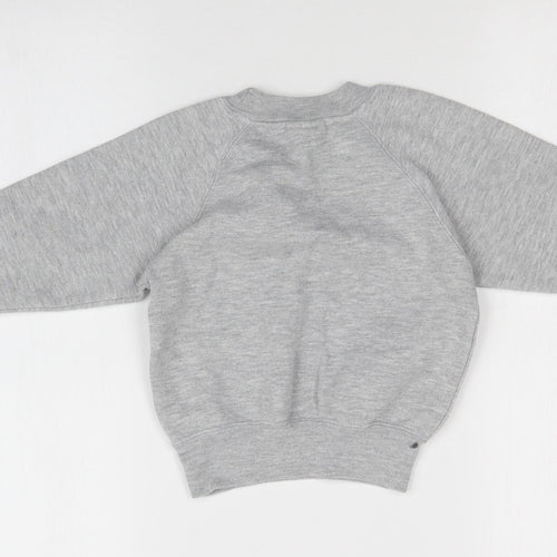 Preworn Girls Grey   Pullover Jumper