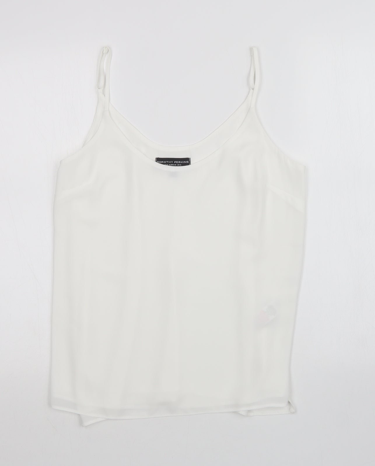 Dorothy Perkins Womens White   Basic T-Shirt Size 12