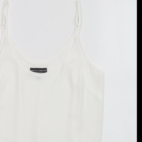 Dorothy Perkins Womens White   Basic T-Shirt Size 12