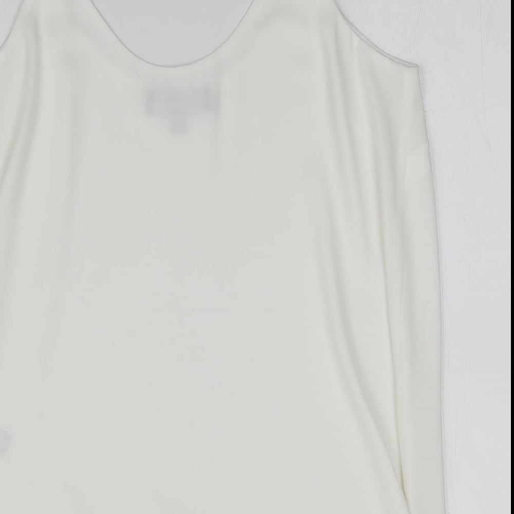 Dorothy Perkins Womens White   Basic T-Shirt Size 12