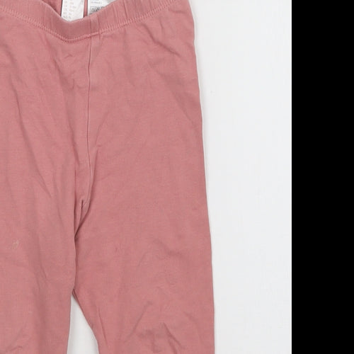 H&M Girls Pink    Leggings Size 12-18 Months