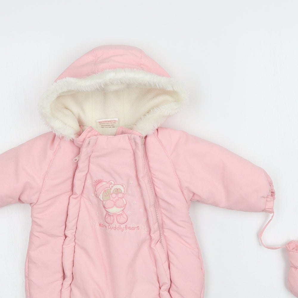 BABY BASICS Girls Pink    Coat Size Newborn
