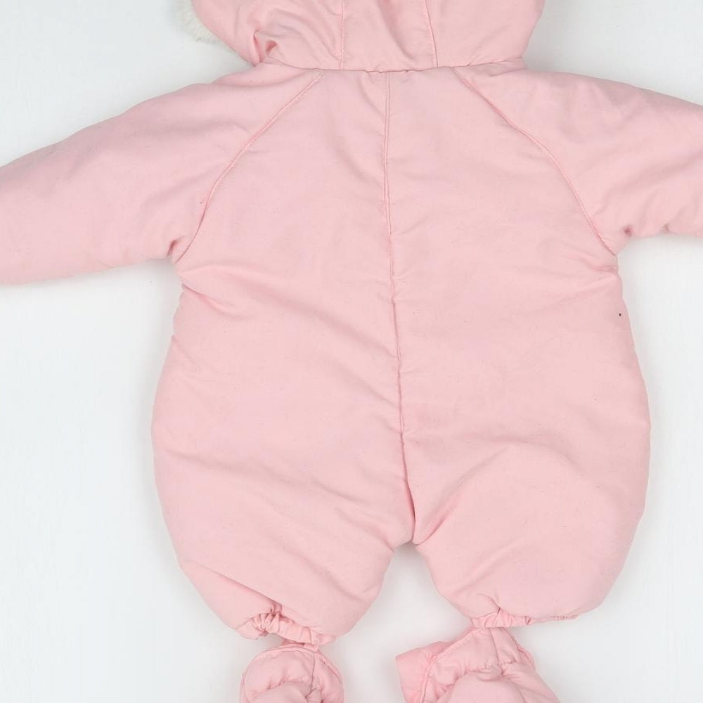 BABY BASICS Girls Pink    Coat Size Newborn