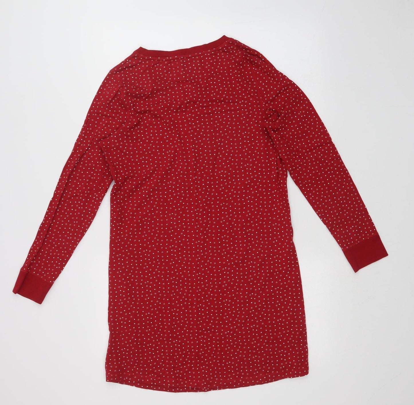 F&F Womens Red Polka Dot   Nightshirt Size 14