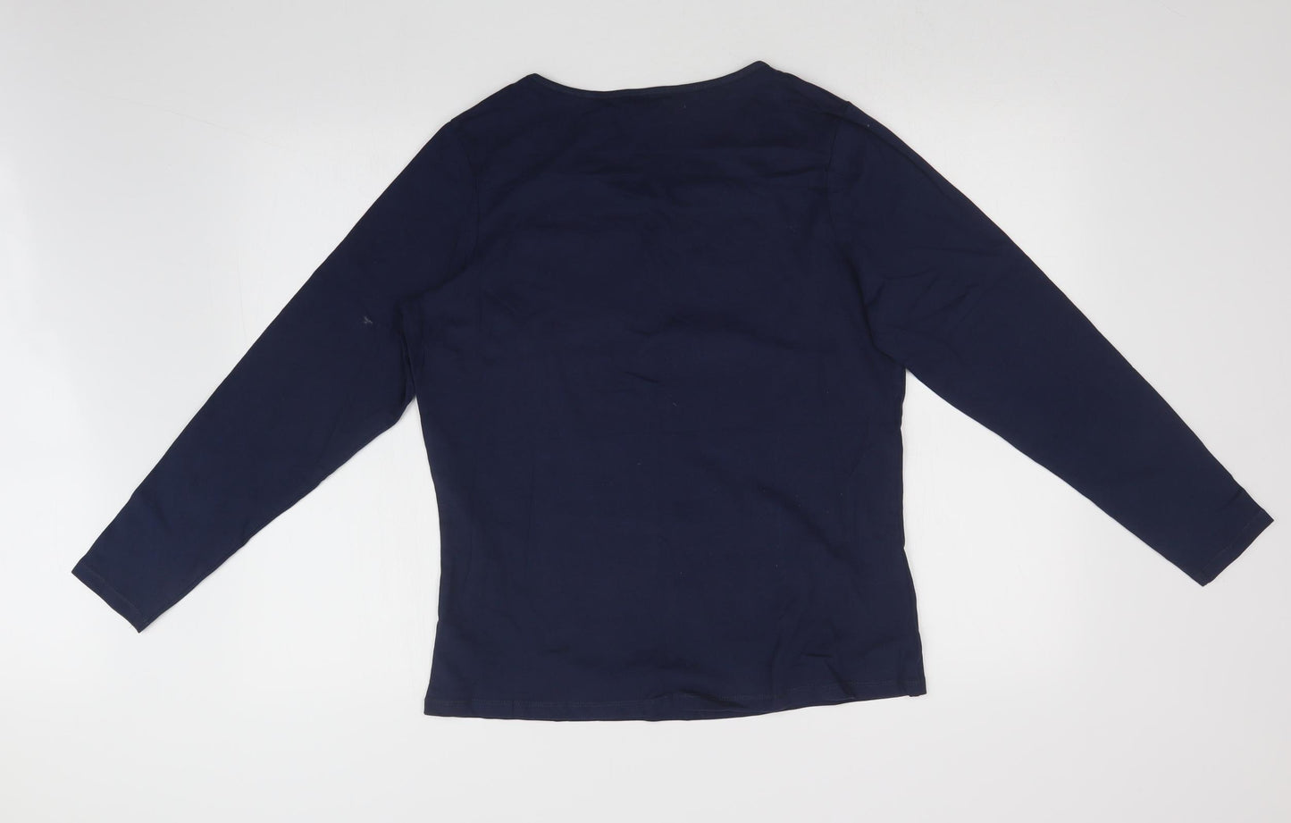 F&F Womens Blue   Basic T-Shirt Size 14  - CHRISTMAS
