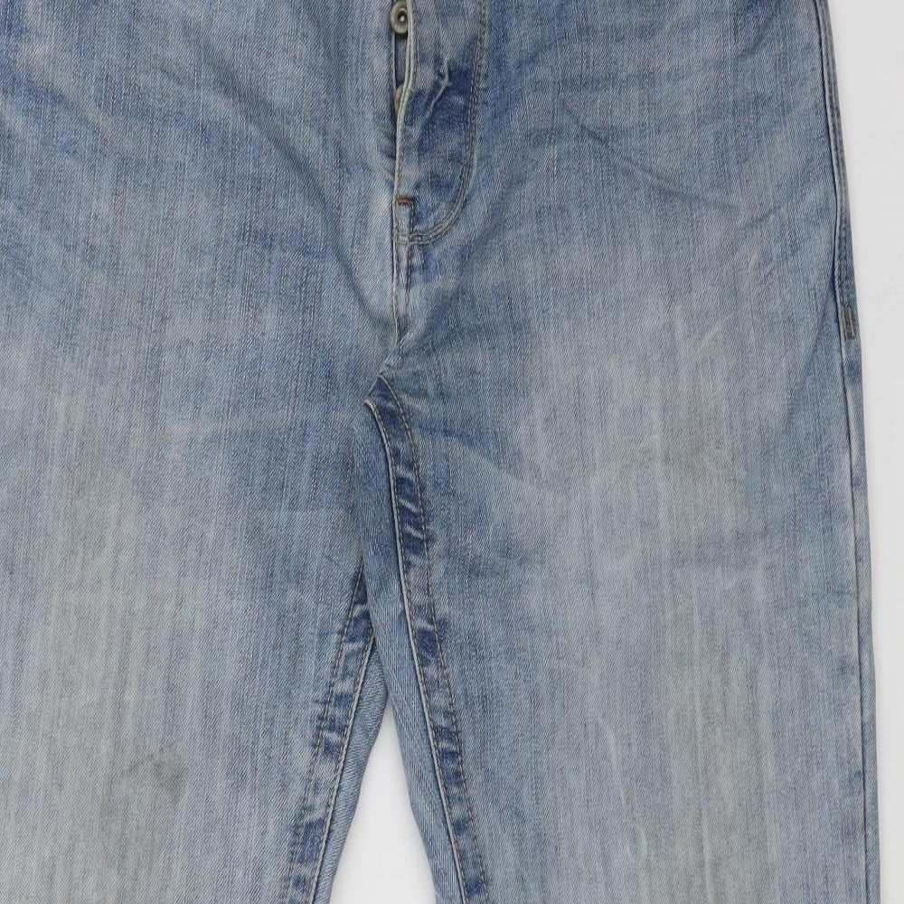 Crosshatch Mens Blue  Denim  Jeans Size 32 L31 in