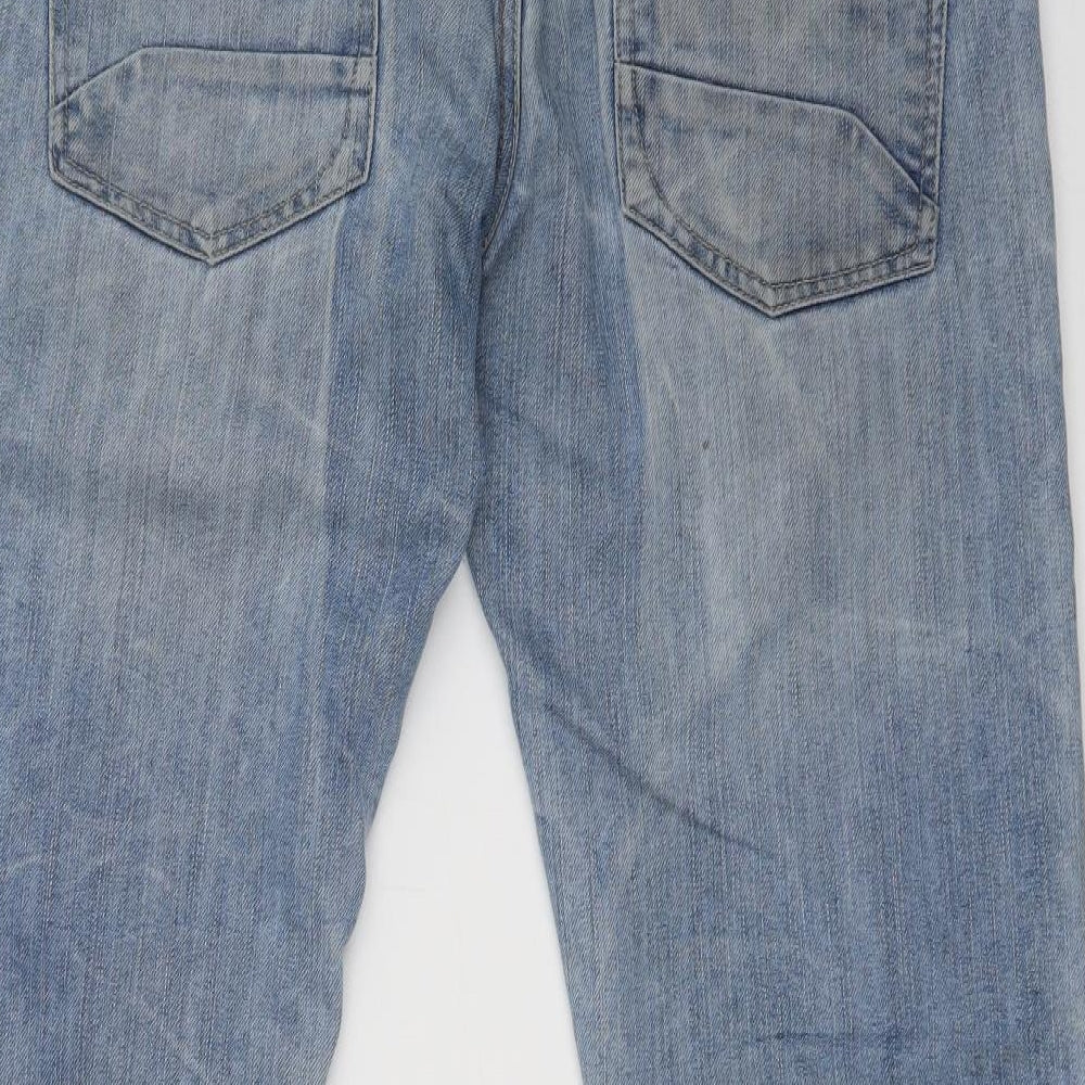 Crosshatch Mens Blue  Denim  Jeans Size 32 L31 in