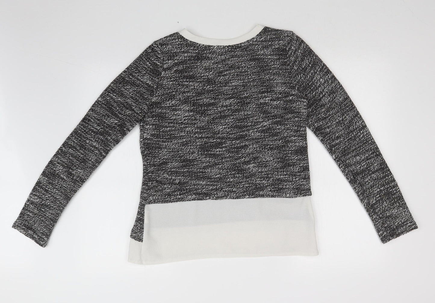 DANITY Womens Grey   Pullover Sweatshirt Size M