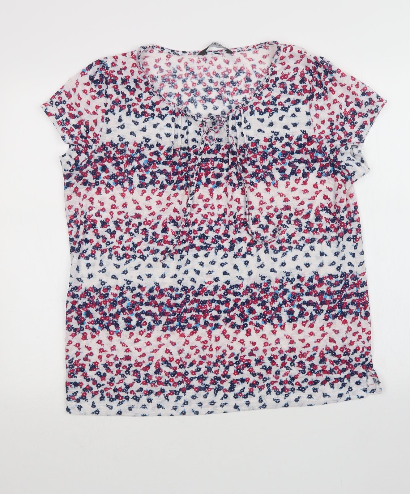 BONMARCHE Womens Multicoloured Floral  Basic T-Shirt Size 16